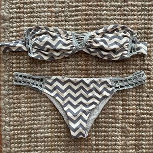 Acacia Crochet Tribal Batu Zig Zag Bikini Set